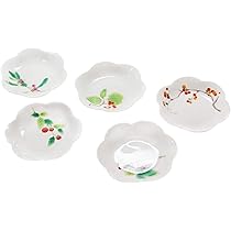 【希少/未使用】香蘭社　四季わらべ唄　和皿揃　5枚セット　専用木箱付き 小鳥の詩）小皿5枚セット（径10cm）|有田焼の老舗-香蘭社オンライン